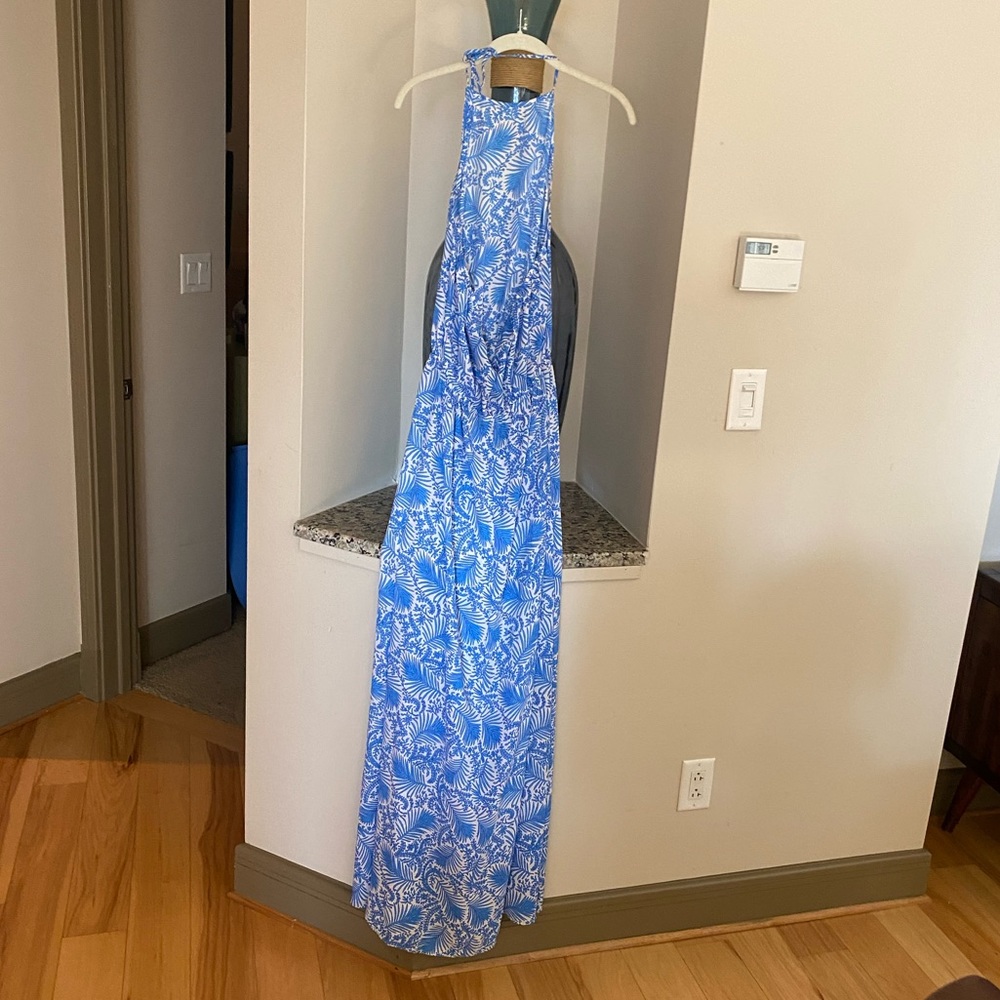 Show me your Mumu halter maxi dress